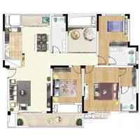 4室3厅4卫　289平米